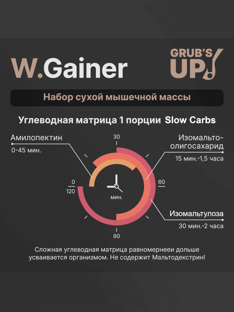 W.Gainer Slow Carbs 4