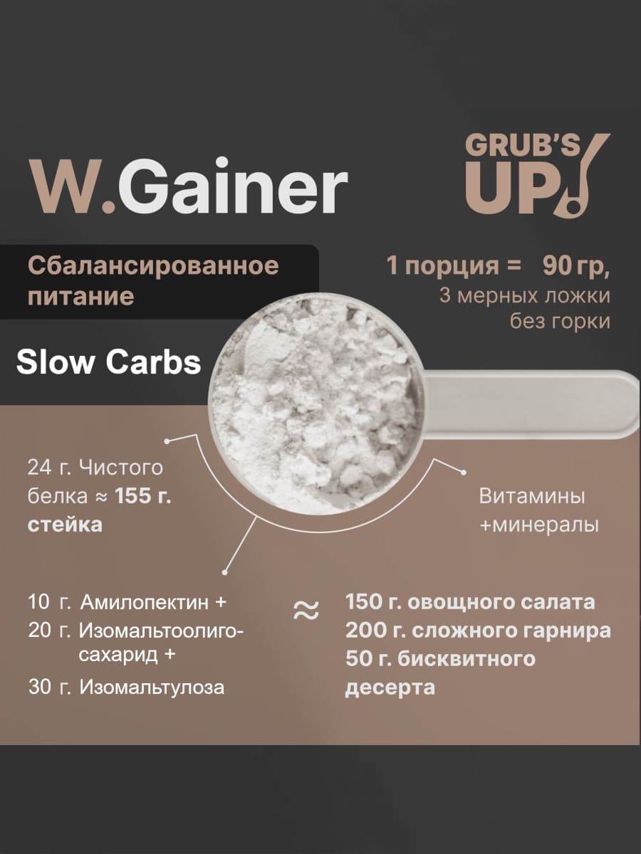 W.Gainer Slow Carbs 2